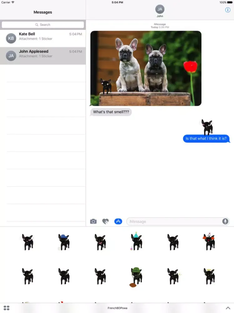 صور French Bulldog Powa iPad 