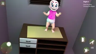 Capturas de tela do Scary Pink Baby Horror Game 3D
