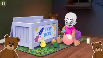 Capturas de tela do Scary Pink Baby Horror Game 3D