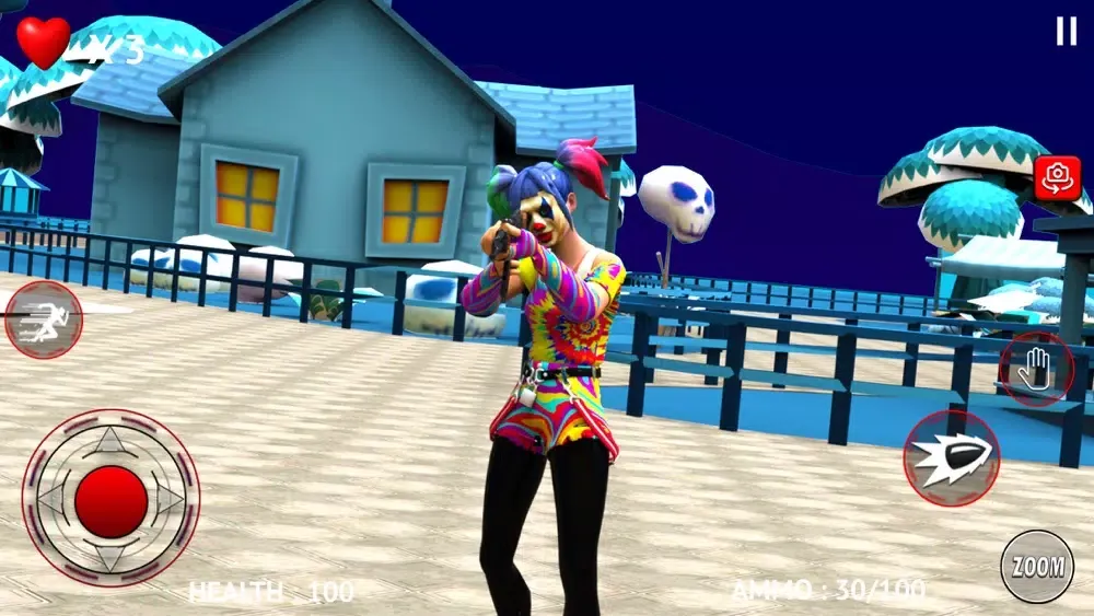 Scary Tie Dye Clown Girl Game应用截图