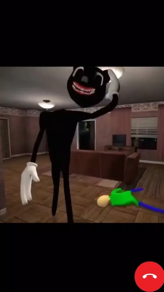 Scary Cartoon Cat & Baby Call スクリーンショット