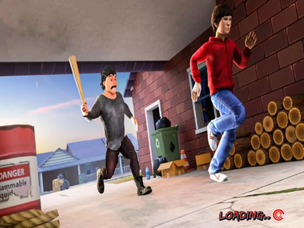 Scary Neighbor Jumpscare 3D iPad 应用截图