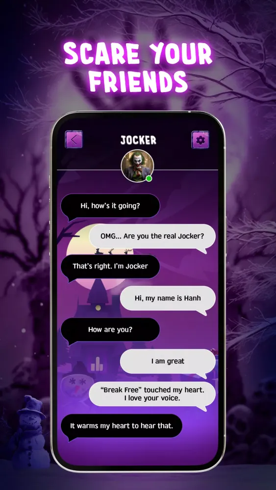 Scary Prank Call & Fake Chat Screenshots