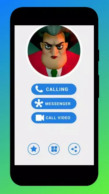 Scary Grandma call Teacher Screenshots
