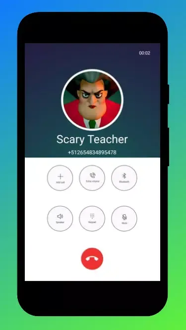 Scary Grandma call Teacher Screenshots