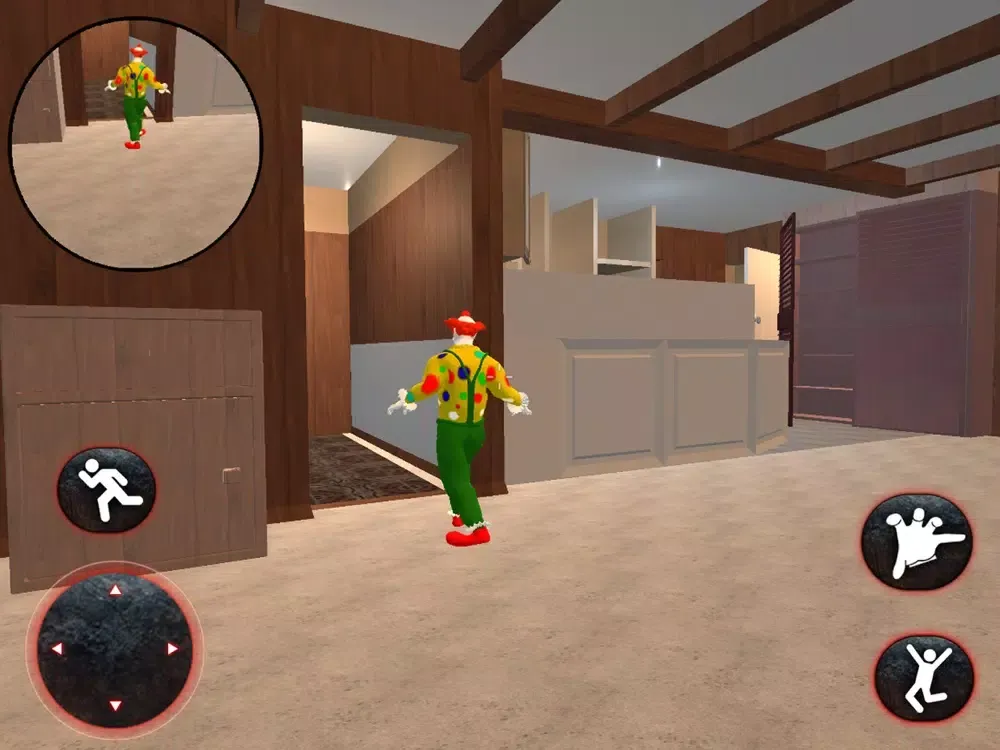 Teacher Clown House Escape iPad  Screenshots