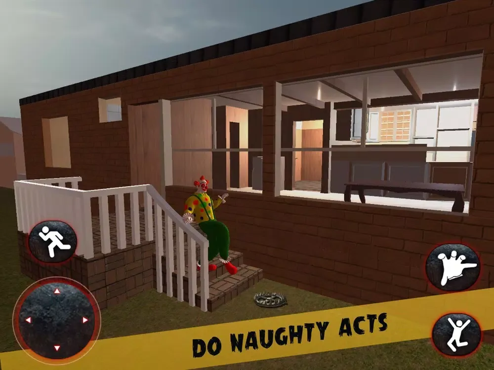 Teacher Clown House Escape iPad  Screenshots