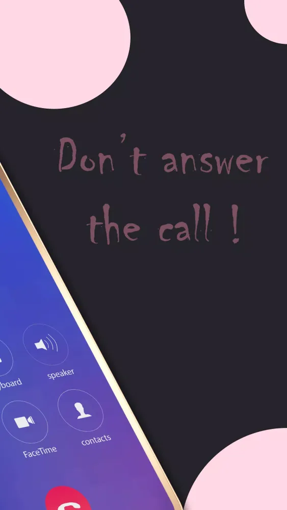Capturas de tela do Scary Horror Call Prank Game