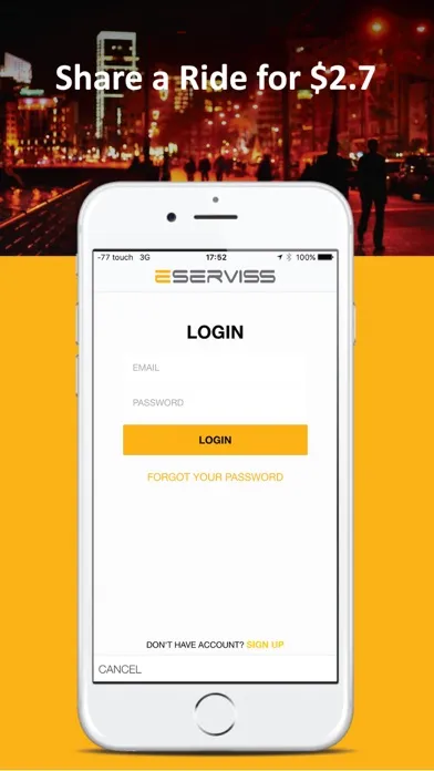Zrzuty ekranu ESERVISS - Taxi. Service & Bus App Alternative
