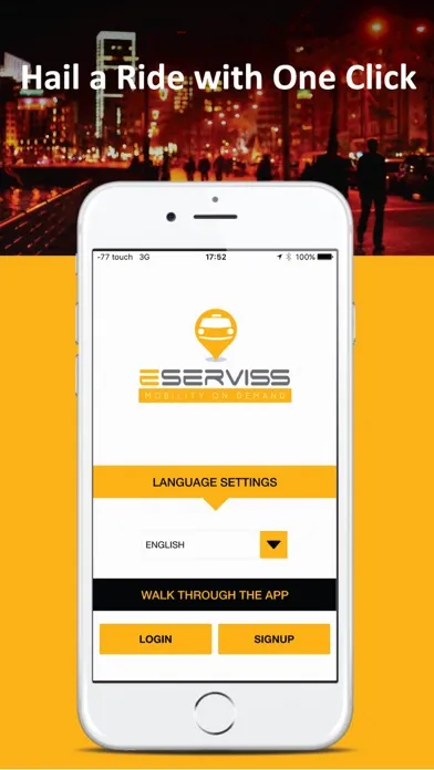 Zrzuty ekranu ESERVISS - Taxi. Service & Bus App Alternative