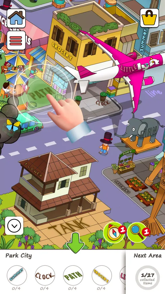 ภาพหน้าจอของ Scavenger Hunt Find the Words