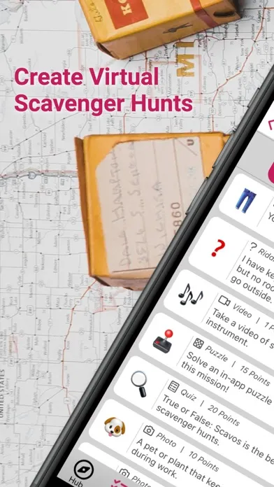 Captures d'écran de Scavos: Easy Scavenger Hunts