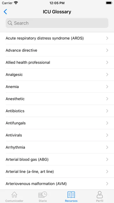 ภาพหน้าจอของ Patient Communicator