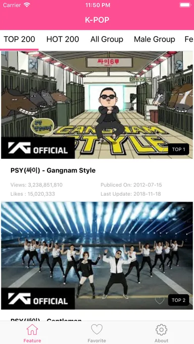 TOP K-POP應用截圖