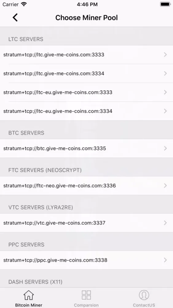 Capturas de pantalla de Bitcoin Miner - Cpu Miner