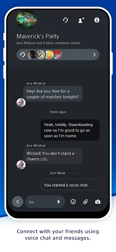 Capturas de pantalla de PlayStation App