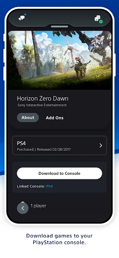 Capturas de pantalla de PlayStation App