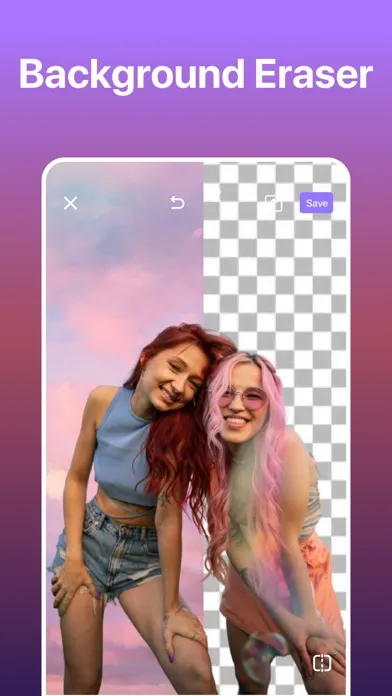 Zrzuty ekranu AI Background Eraser & Retouch