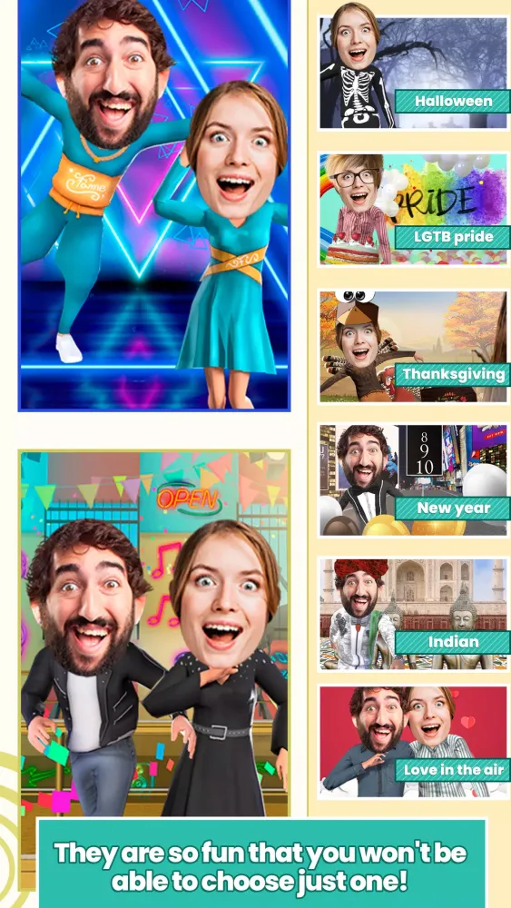 Dance Yourself – video face Ekran Görüntüleri