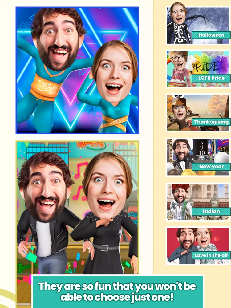 Dance Yourself – video face Ekran Görüntüleri