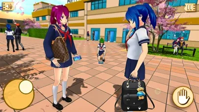 Capturas de tela do Sakura Anime High School Girl