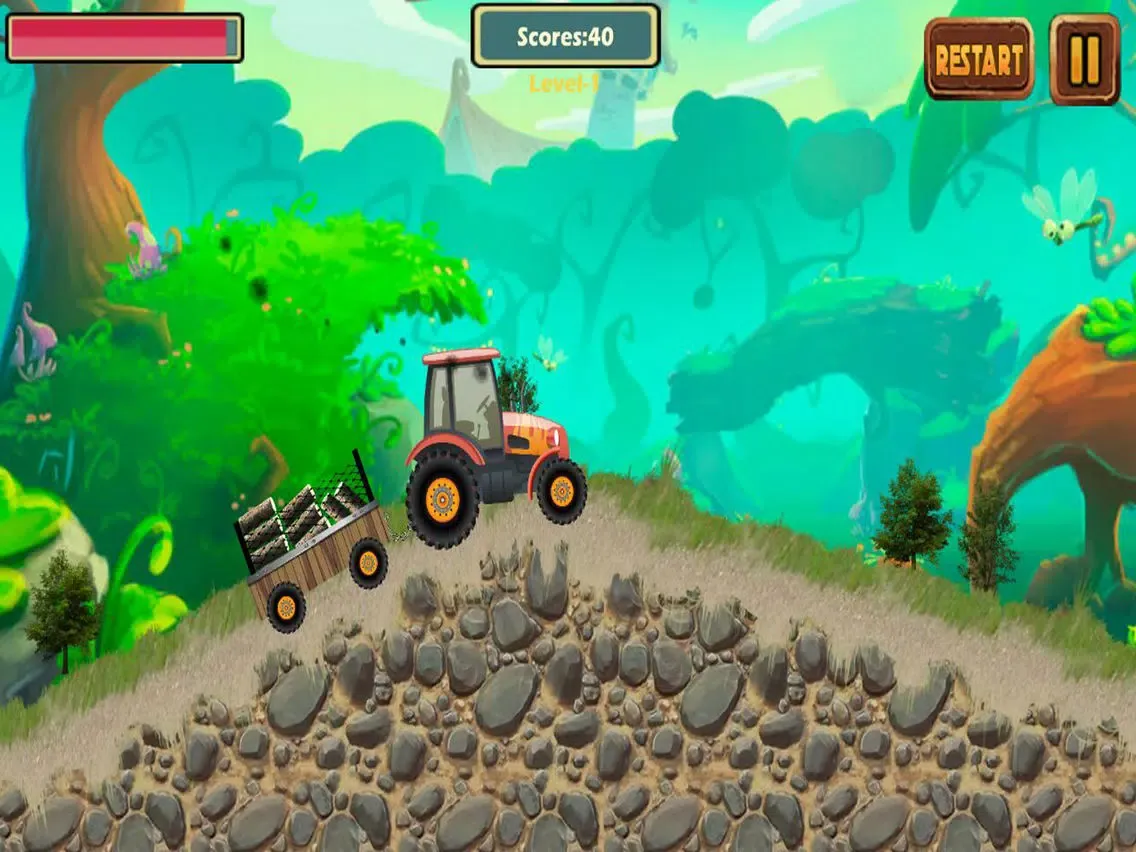 Tractor Hill Climbing 2D iPad 应用截图