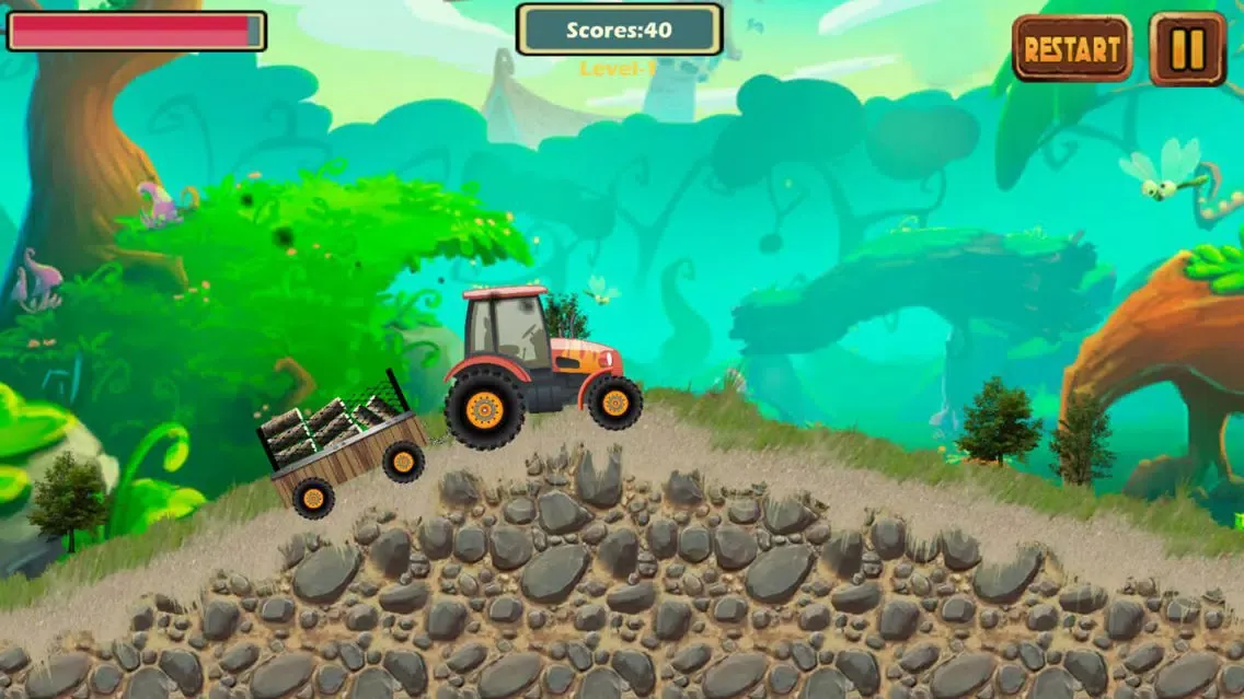 Tractor Hill Climbing 2D应用截图