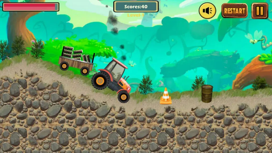 Tractor Hill Climbing 2D应用截图