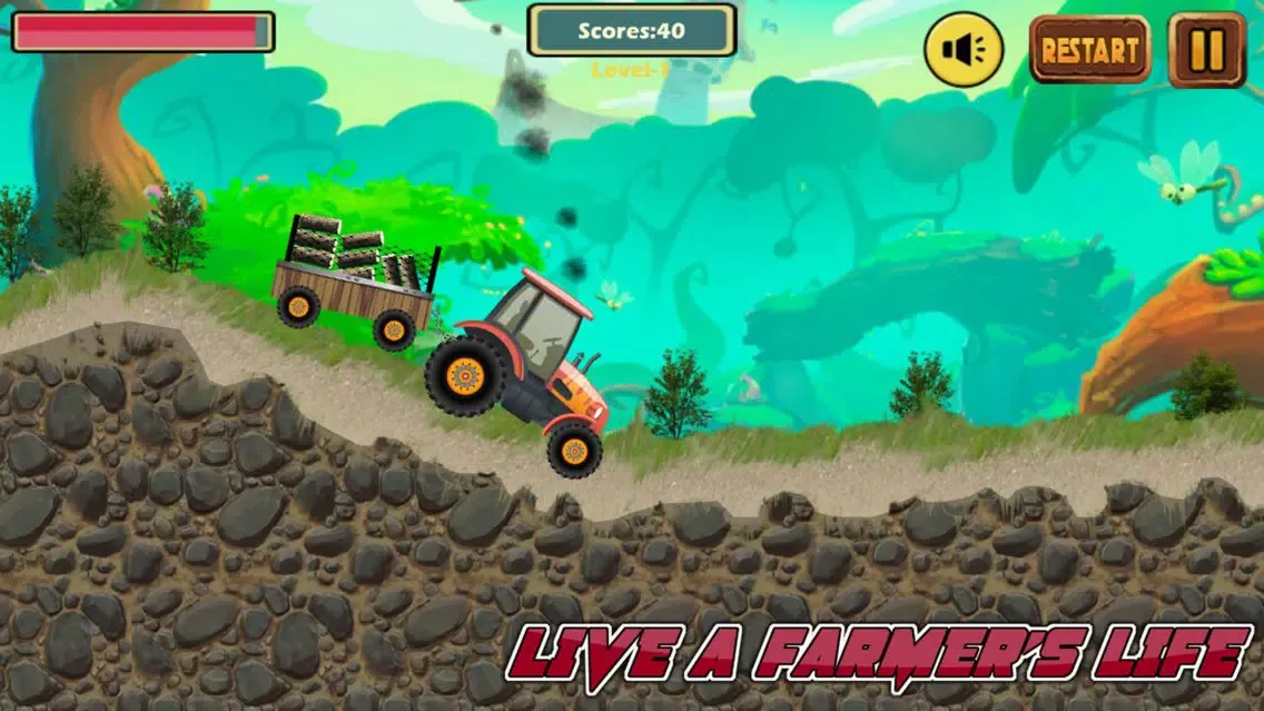 Tractor Hill Climbing 2D应用截图