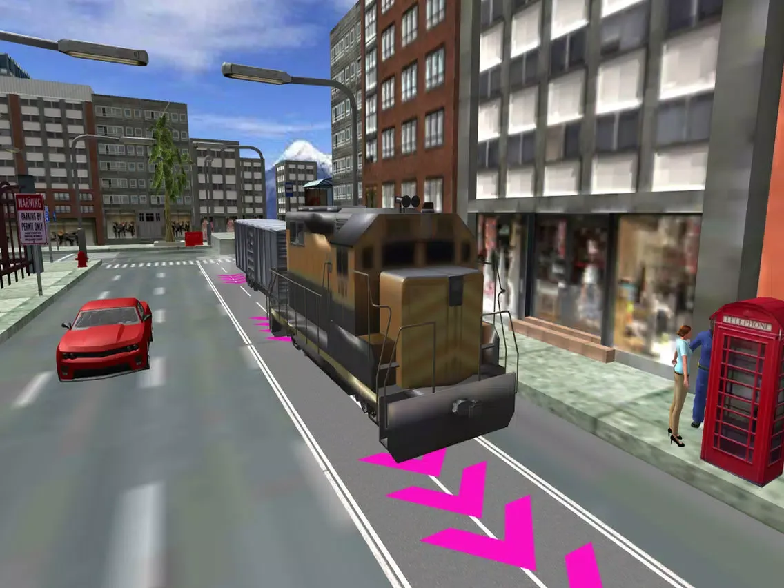 Captures d'écran de Gyroscopic Railroad TrainDrive iPad 