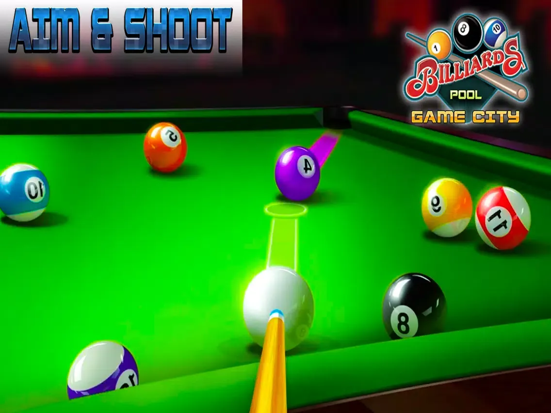 Captures d'écran de Pool Billiard game City 3D iPad 