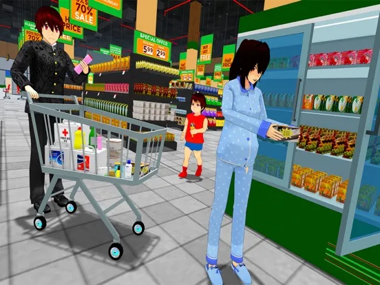 Capturas de pantalla de Anime Pregnant Mother Life Sim iPad 