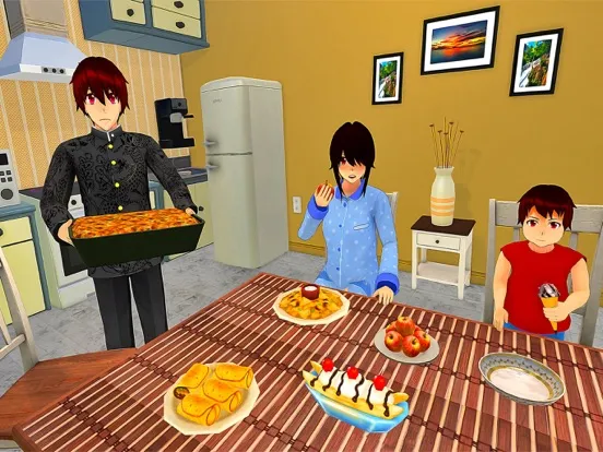 Capturas de pantalla de Anime Pregnant Mother Life Sim iPad 
