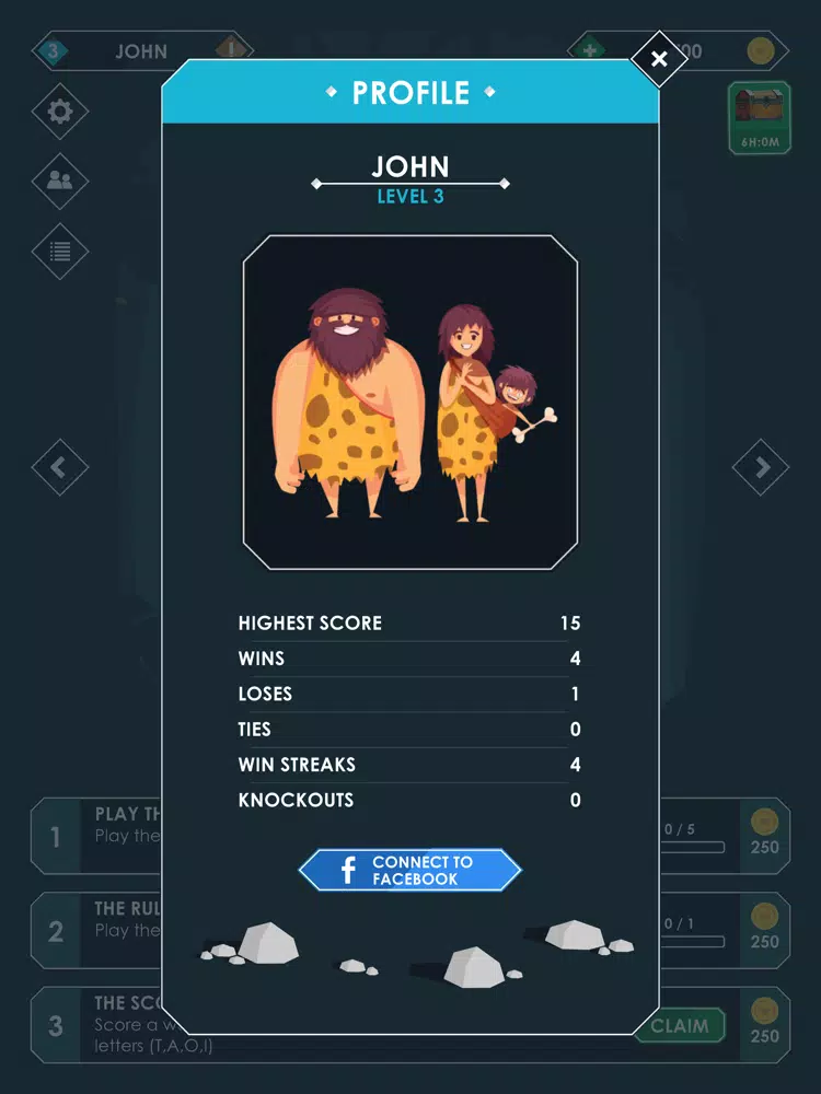 Connect Words: Stone Age iPad  Ekran Görüntüleri