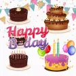 Birthday Cake Builder Sticker