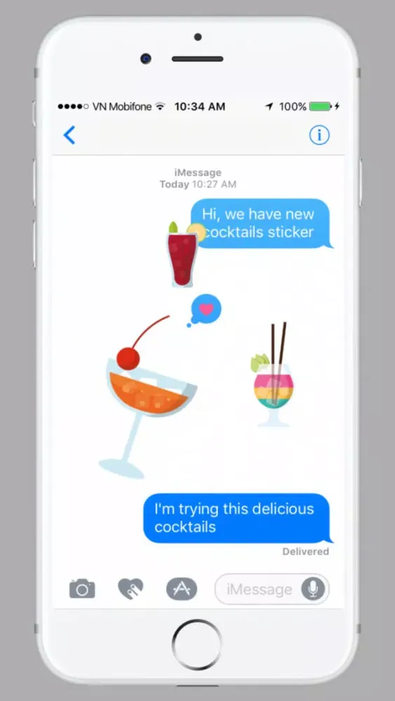 Fresh Cocktails Sticker スクリーンショット