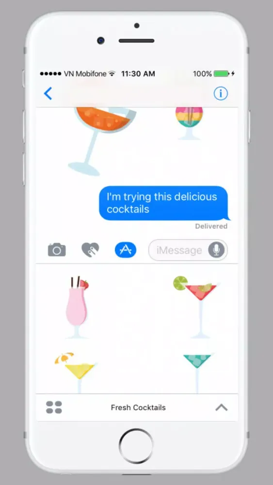 Fresh Cocktails Sticker スクリーンショット