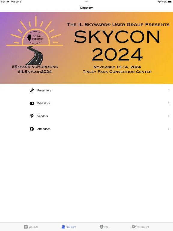 SkyCon 2024 iPad 应用截图