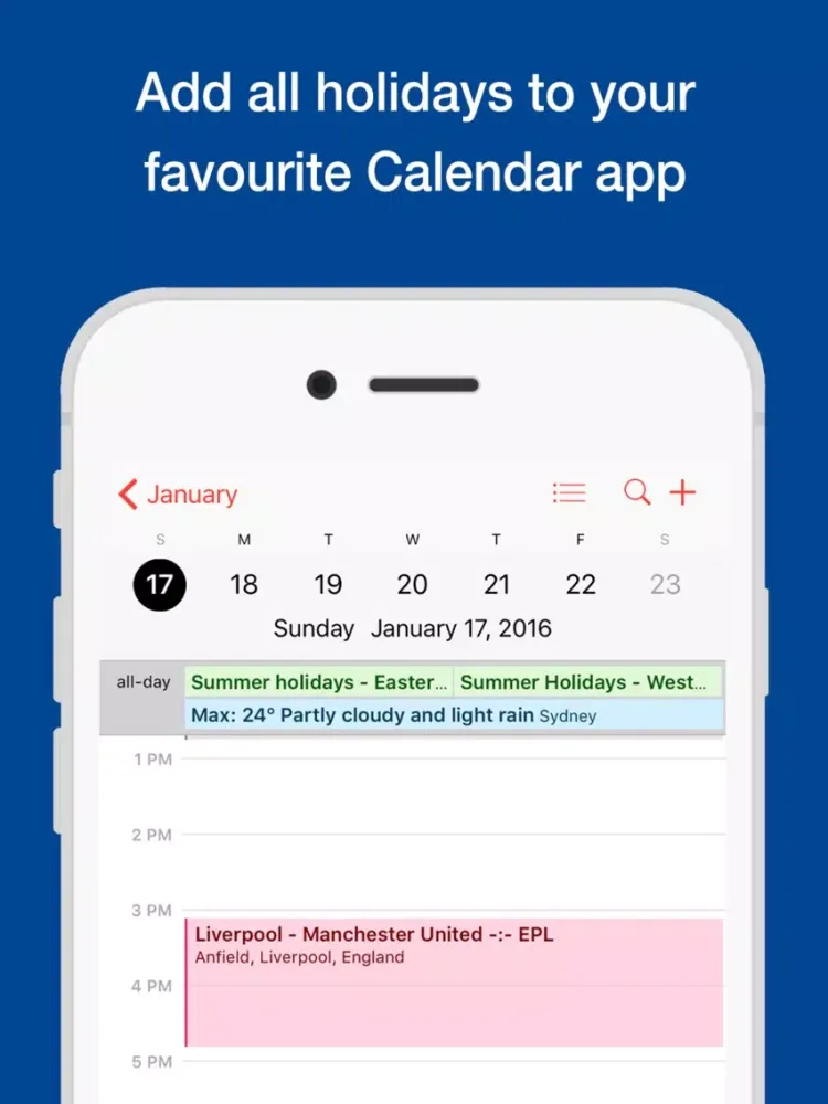 Australian Holidays 2020-2021 iPad 應用截圖