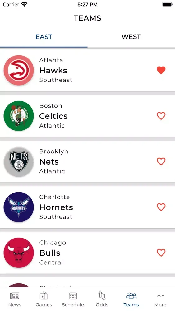 2021 BasketBall Games & Scores 스크린샷