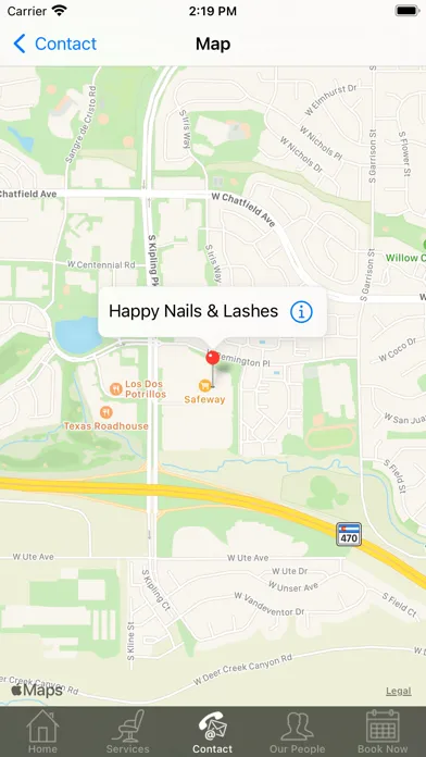 Tangkapan layar Happy Nails & Lashes