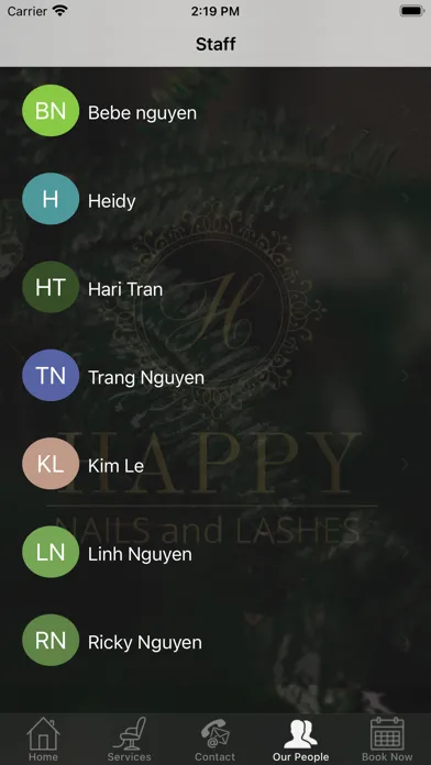 Tangkapan layar Happy Nails & Lashes