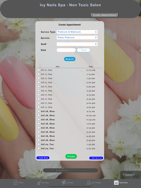 Ivy Nails Spa iPad  স্ক্রিনশট
