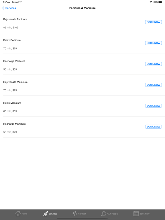 Ivy Nails Spa iPad  স্ক্রিনশট