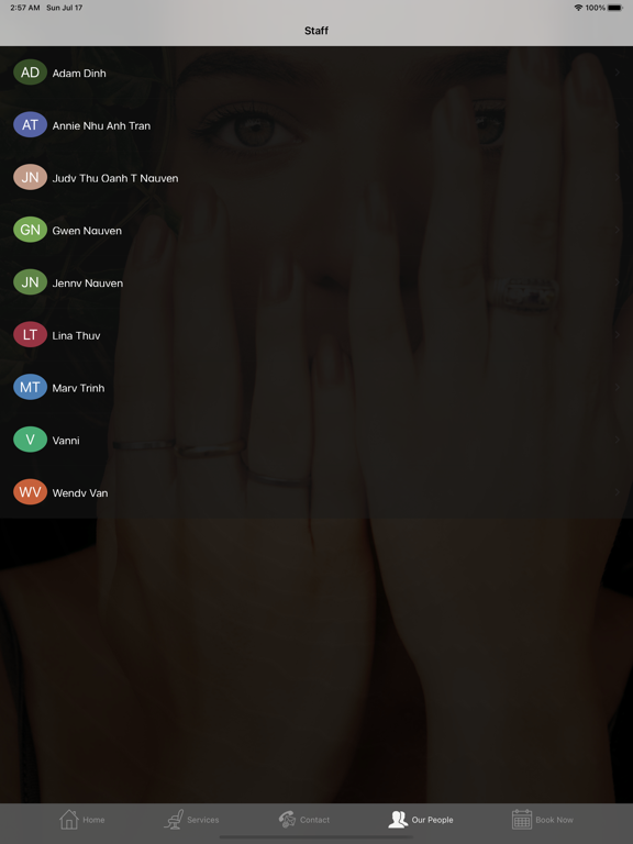 Ivy Nails Spa iPad  স্ক্রিনশট