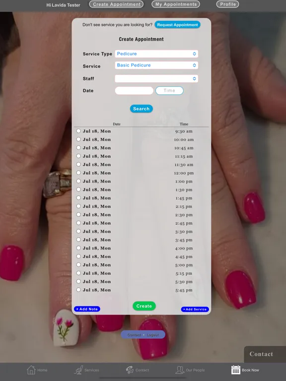 La Vida Nail Spa iPad  سکرین شاٹس