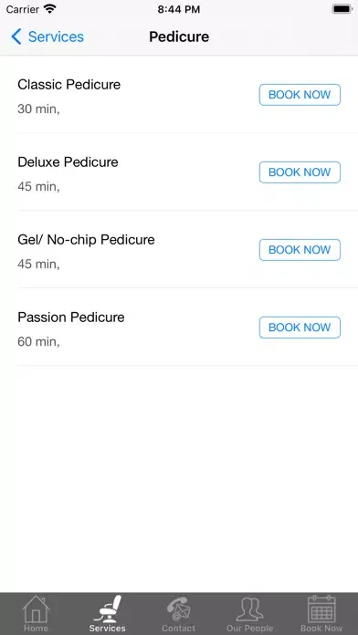 Tangkapan layar Passion Nails & Spa