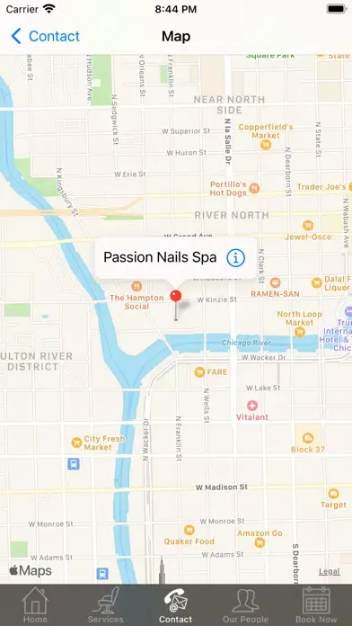 Tangkapan layar Passion Nails & Spa