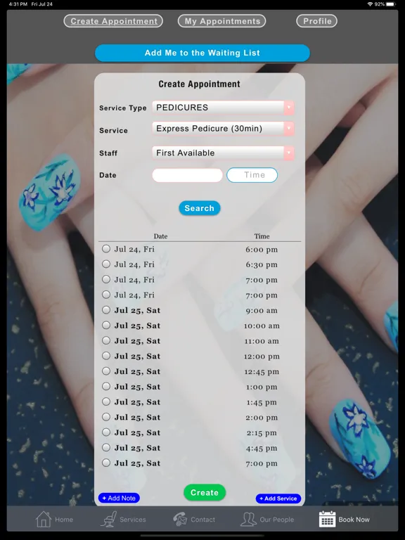 Скриншоты Solace Day Spa iPad 