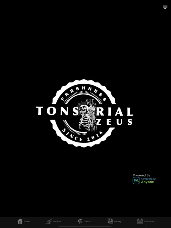 Tonsorial Zeus iPad  स्क्रीनशॉट